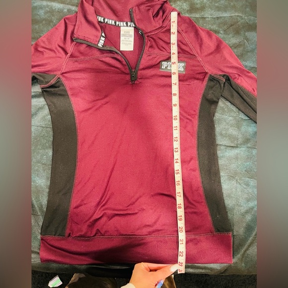 🔥PINK burgundy Zip up🔥 - Picture 3 of 5